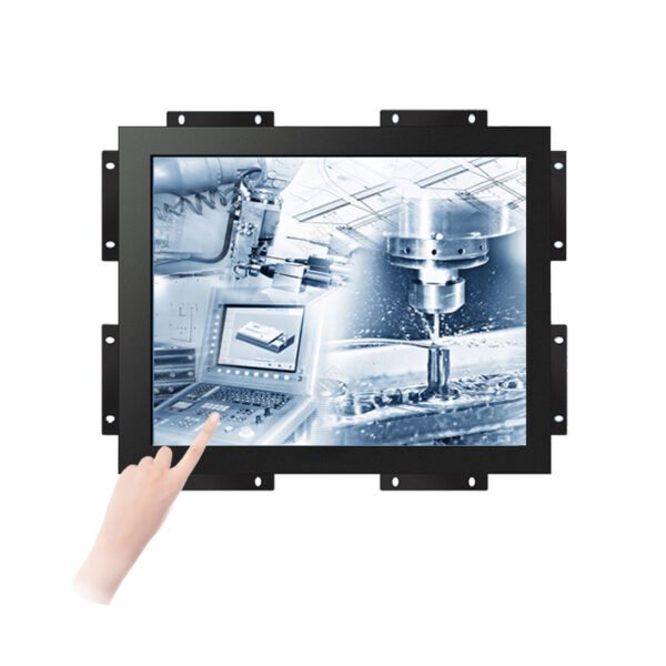 industrial level Metal case desktop wall mounting Embedded 12 inch lcd touch screen monitor
