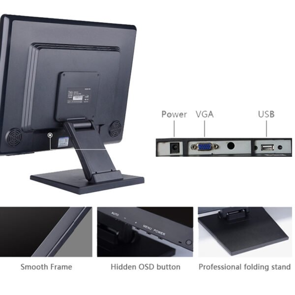 new Competitive Price 19 Inch Tft-lcd Pos Touch Screen Monitor - Image 3
