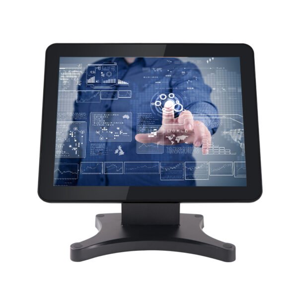 iron bracket Solid anti shaking stander base 15 17 19 Inch LCD Capacitive Monitor Touch Screen POS PC Monitor