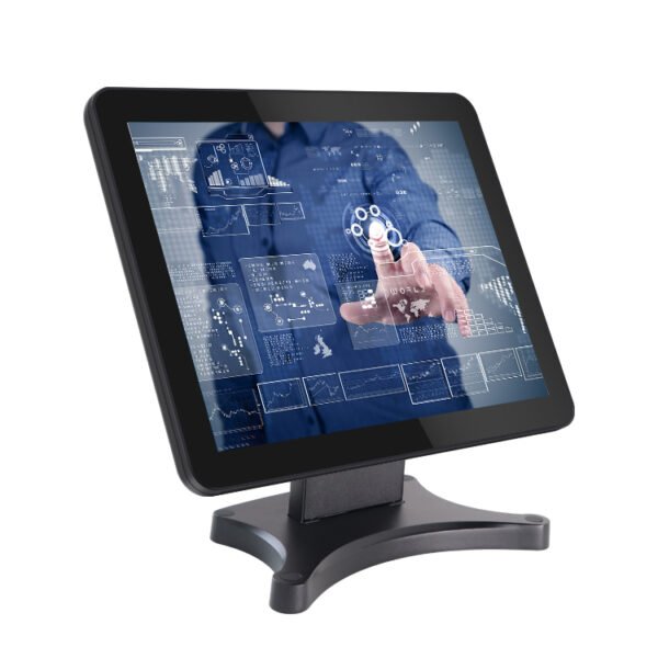 iron bracket Solid anti shaking stander base 15 17 19 Inch LCD Capacitive Monitor Touch Screen POS PC Monitor - Image 2