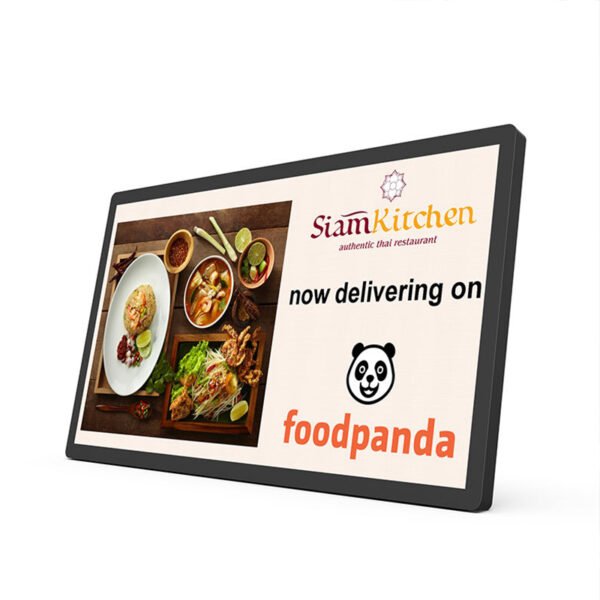 OEM factory Wall mount 21.5" 24" 27" 32" lcd panel RK3566 android 11 capacitive touch wifi indoor advertising digital signage for hotel - Image 2