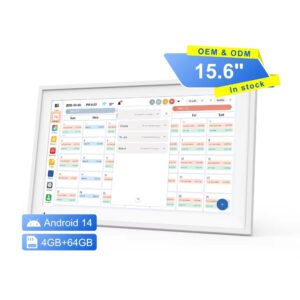 15.6 Inch Smart Electronic Family Calendar Online Touch Screen Home Weekly Wall Digital Calendar Planner Display