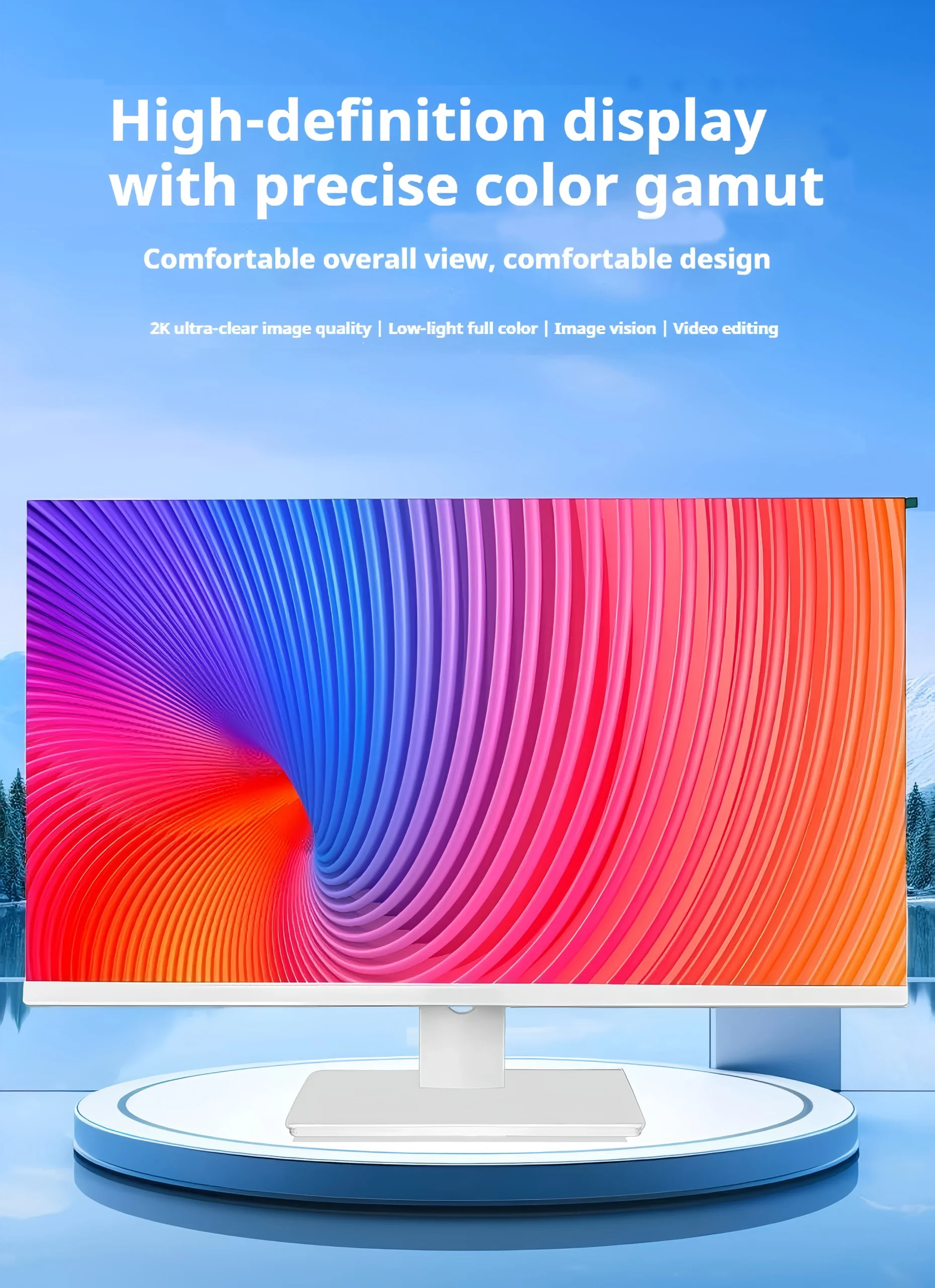 High-definition white medical display